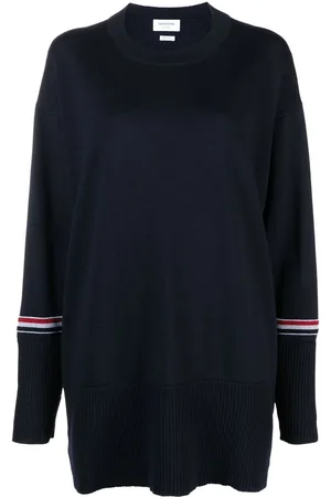 Thom Browne Crew neck fine-knit jumper