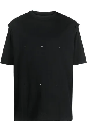 HELIOT EMIL Outline Logo cotton T-shirt