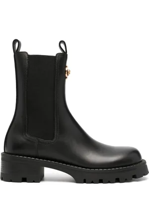 VERSACE Alia leather Chelsea boots