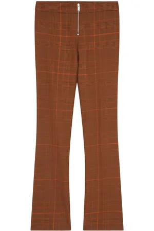 Stella McCartney Prince-Of-Wales slim-cut trousers