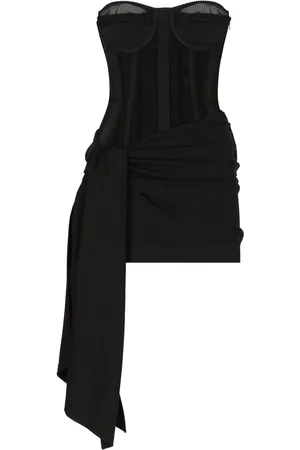 Dolce & Gabbana Draped bustier minidress