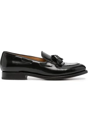Fursac Tassel-detail patent leather loafers
