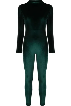 Atu Body Couture Velvet high-neck jumpsuit