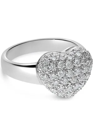 Leo Pizzo 18kt white gold diamond Amore ring