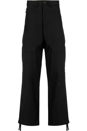 Moncler Logo-patch straight-leg trousers