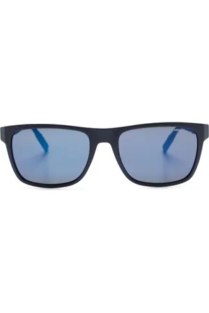 Montblanc Square-frame mirrored sunglasses
