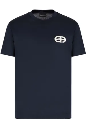 Emporio Armani Logo-patch jersey T-shirt
