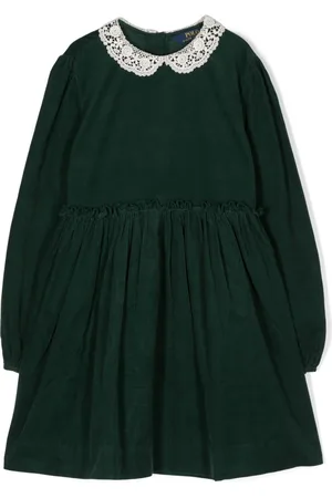 Ralph Lauren Lace-collar cotton dress
