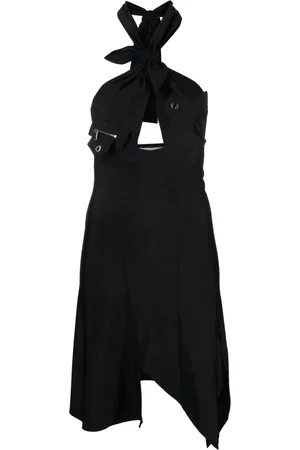 COPERNI Racing halterneck minidress
