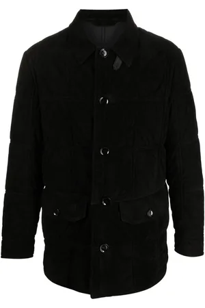 BRIONI Funnel-neck button-up jacket