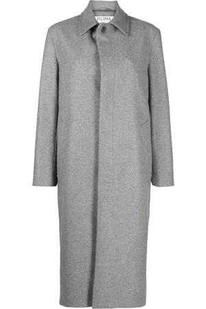 Filippa K Single-breasted mélange trench coat