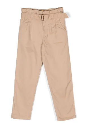 Ralph Lauren Paperbag-waist cotton straight-leg