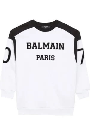 Balmain Logo-print long-sleeve top