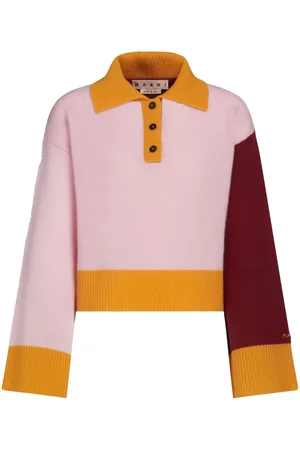Marni Colour-block cashmere jumper