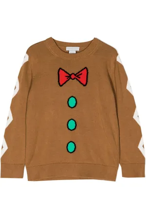 Stella McCartney Intarsia-knit cotton jumper