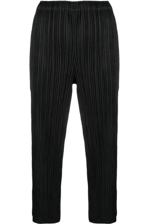 PLEATS PLEASE ISSEY MIYAKE Pleated cropped trousers