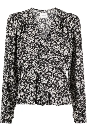 Marant Etoile Eddy floral-print blouse