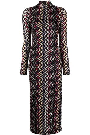 Missoni Zigzag-pattern maxi dress