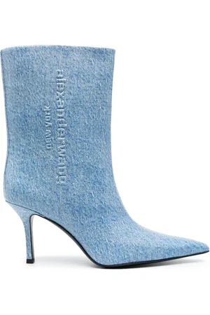 Alexander Wang Delphine 90mm denim boots
