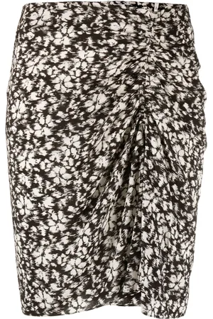 Marant Etoile Angelica floral-print mini skirt