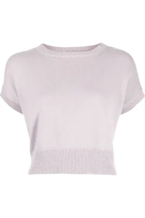 Teddy Cashmere Genova sleeveless cropped cashmere jumper