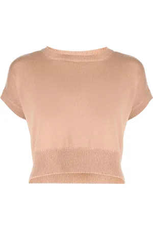 Teddy Cashmere Genova sleeveless cropped cashmere jumper