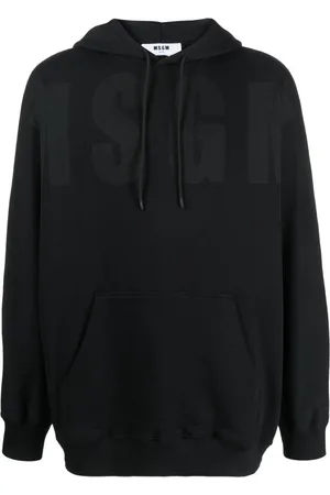 Msgm Logo-print cotton hoodie