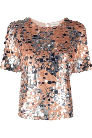 P.A.R.O.S.H. Gau sequin-embellished blouse