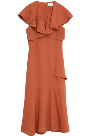 3.1 Phillip Lim Ruffle-overlay midi dress