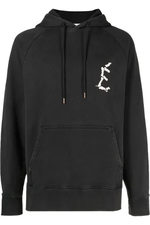 Etudes Logo-print drawstring hoodie