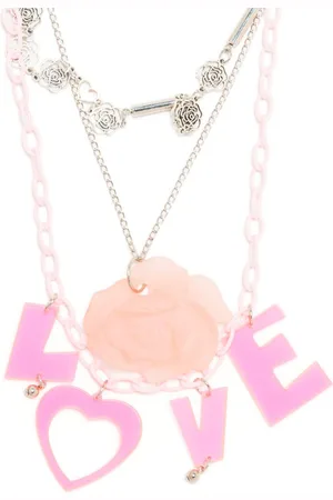 AMIR SLAMA Rose necklace (set of three)