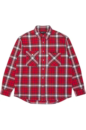 Purple Brand Plaid-print flannel shirt