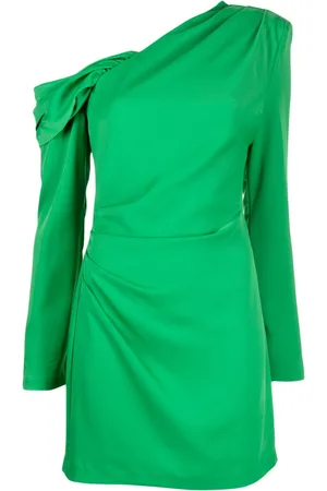 Misha Cormac one-shoulder satin minidress