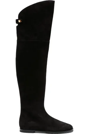 Maison Skorpios Stefania knee-high suede boots
