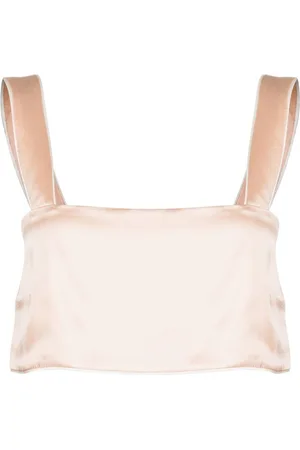 Kiki de Montparnasse Kiki silk lounge bandeau top