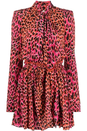 Zadig & Voltaire Animal-print silk minidress