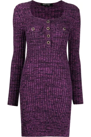 tout a coup Decorative-button fitted dress