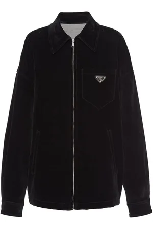 Prada Velvet denim blouson jacket
