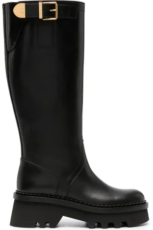 Chloé Owena knee-high leather boots