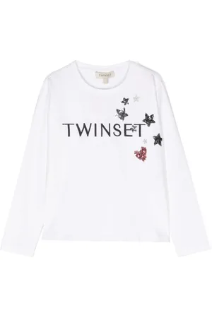 Twin-Set Logo-embellished long-sleeved T-shirt