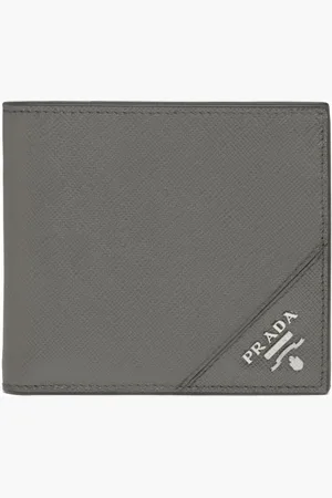 Prada Saffiano leather folding wallet