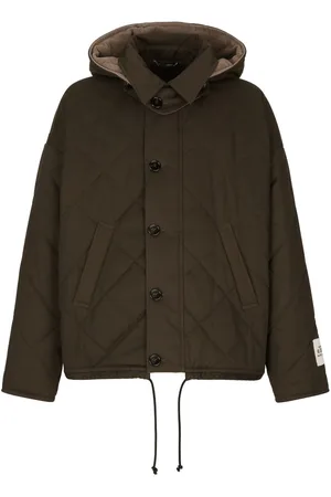 Dolce & Gabbana Diamond-quilt padded jacket