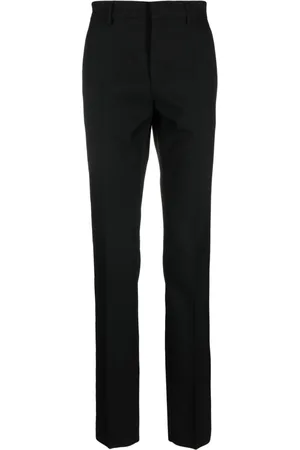 VERSACE Slim-cut wool trousers