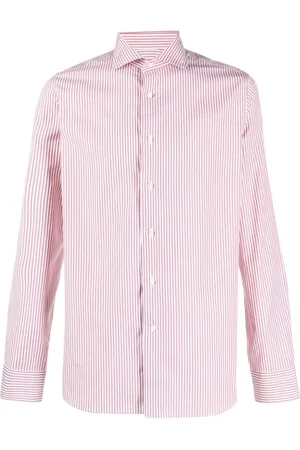 CANALI Striped cotton shirt
