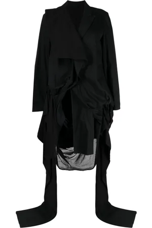 YOHJI YAMAMOTO Asymmetric-design peak-lapels blazer