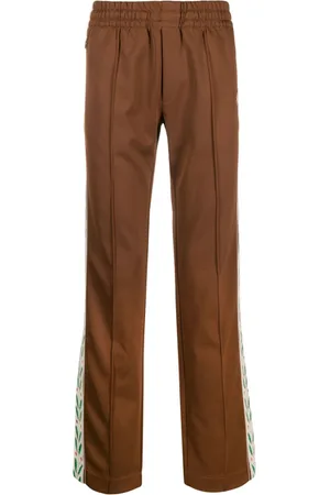 Casablanca Logo-patch straight track pants