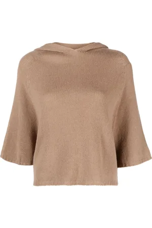 Fabiana Filippi Three-quarter sleeved hooded jumper