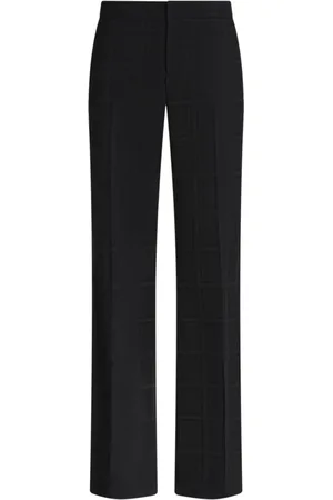 Etro Virgin-wool straight-leg trousers