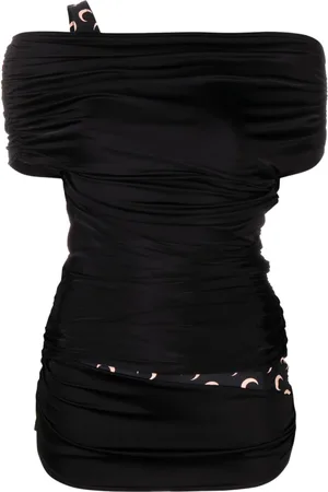 Marine Serre Body Shelter off-the-shoulder top