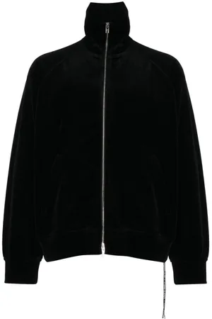 MASTERMIND Zip-up velour sweatshirt